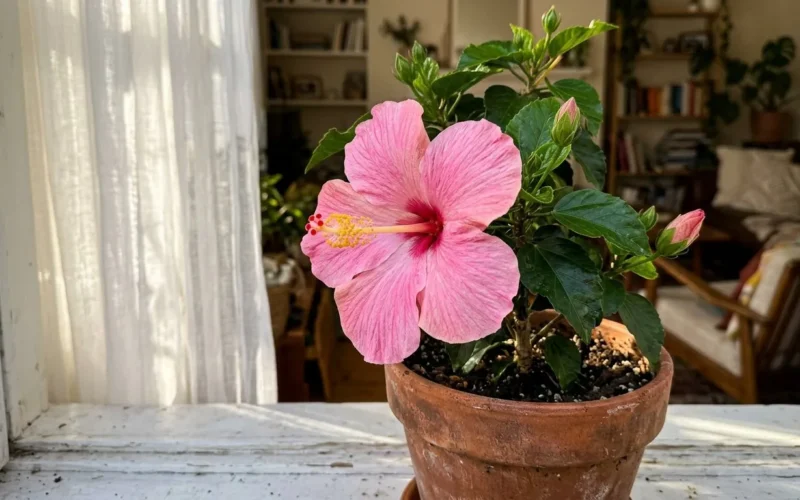 Hibiskus doniczkowy w domu – jak pielęgnować i uprawiać różę chińską na parapecie