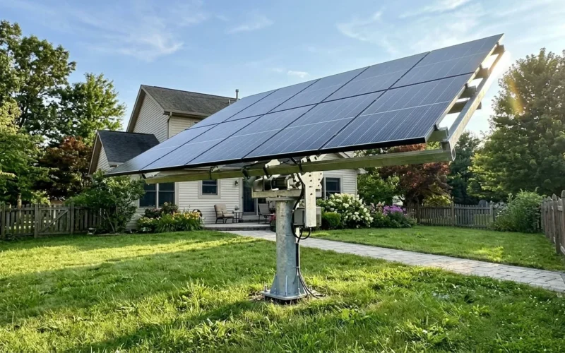 Panele fotowoltaiczne na słupie obrotowym – czy tracker solarny naprawdę się opłaca?