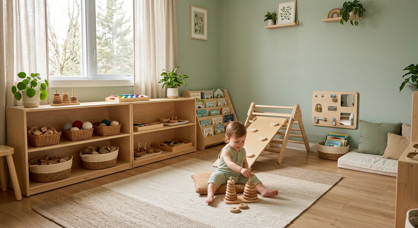 Pokój, który wspiera rozwój i dba o bezpieczeństwo: Jak stworzyć sensoryczną oazę Montessori dla Twojego dziecka